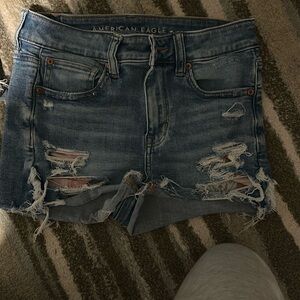 Denim shorts
